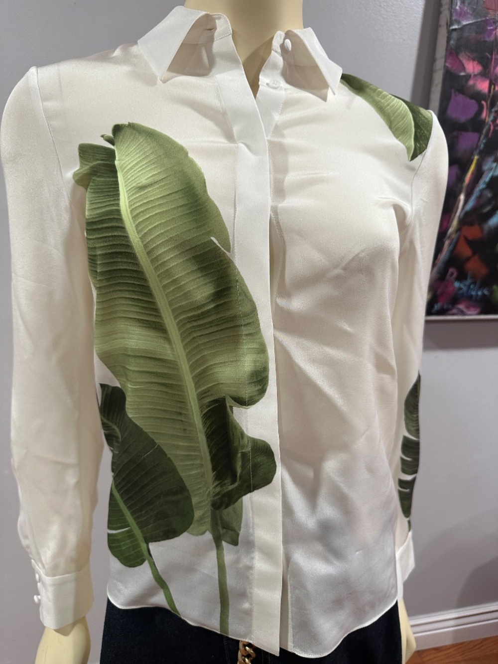 Alice and Olivia WILLA SILK BLOUSE - Picture 5 of 5
